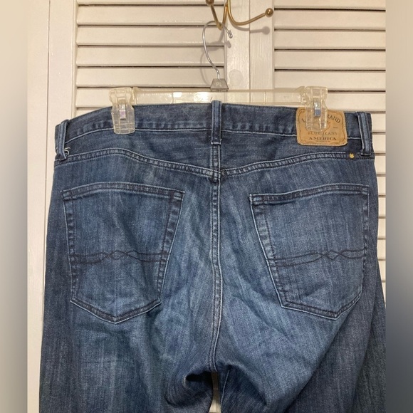 Lucky Brand 221 Original Straight Blue Denim Jeans Size 34 X 32 - Picture 7 of 14